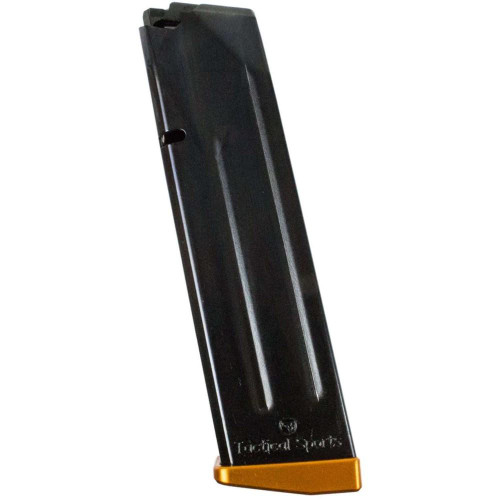 Cz-Usa Firearms Tactical Sport Orange Handgun Magazine Aluminum Base Pad 9mm Luger 20/rd