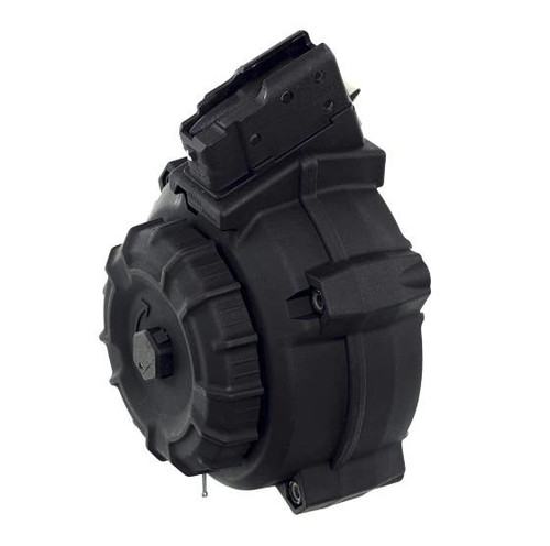 ProMag Black Polymer Magazine Drum for AK-47 7.62x39mm 50/rd