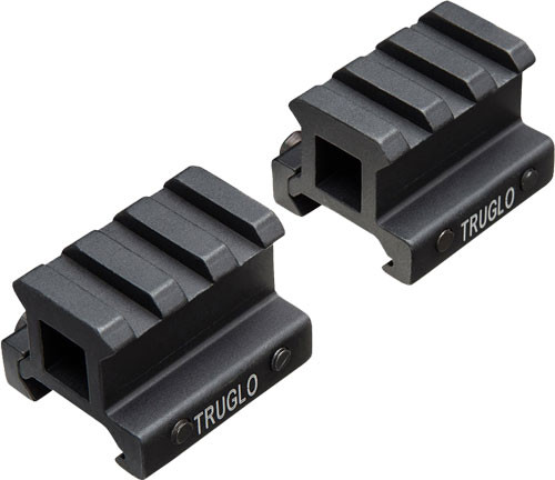 Truglo 2-PIECE Picatinny Riser Mount 3/4" Rise 1.36" Length