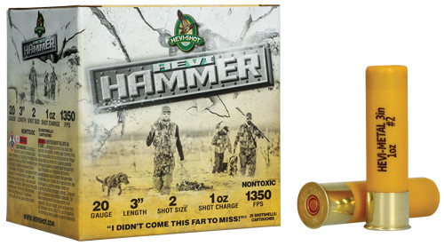Hevi-Shot Heavy Hammer 20GA 3" 1OZ #3 25-Round 10BX/CS