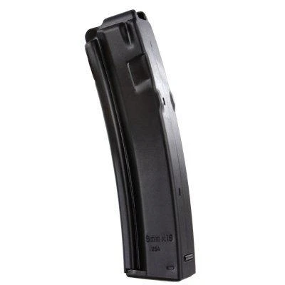 ETS H&K MP5/SP5K/MP5K/94/SP89 Detachable 9mm 20rd Magazine, Clear - HKMP5-20