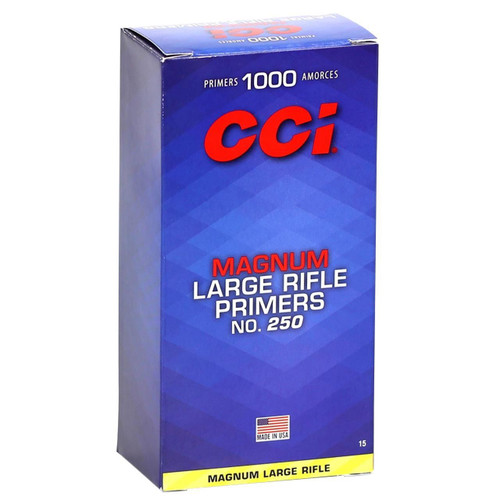 CCI Standard Primers #250 Magazine Large Rifle 1000/ct
