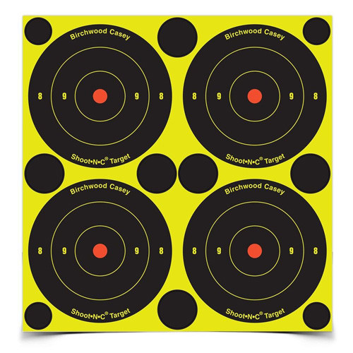 Birchwood Casey Shoot N C Self-Adhesive Targets - 3" Bull's-Eye Pack 1000/Pack