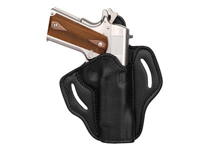 Ultra Custom Belt Holster - Black, Leather, Right Handed, Size 1, 1911, ...