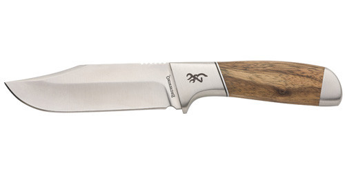 Browning Sage Creek Large 4.50" Fixed Clip Point Plain Satin 9 Cr14 MoV Blade - 3220537