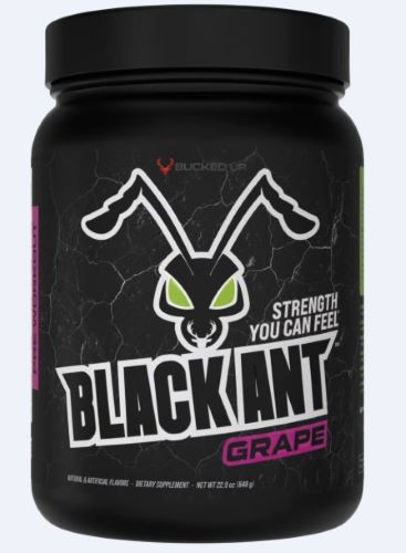 BUCKED UP BLACK ANT PREWORKOUT GRAPE 20 SERVINGS