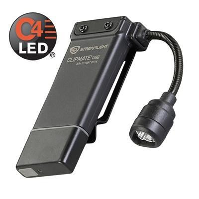 Streamlight Clipmate Rechargeable USB Light White/Red Clip-On LED