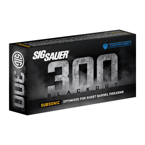 Sig Sauer Tac-TX Rifle Ammunition 300 AAC Blackout 110gr JSP 20/ct