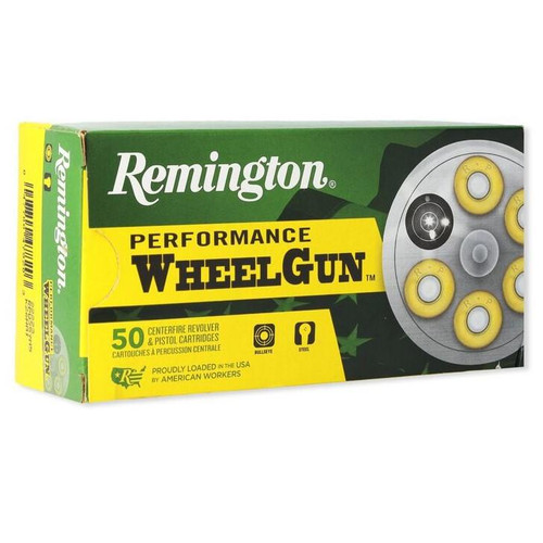 Remington Performance Wheel Gun Ammunition .38 Spl 158 gr LRN 50/ct