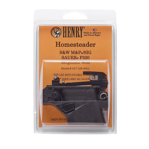 Henry H027 Mag Well Adaptor S&W M&P/Sig 320 9mm Luger Black