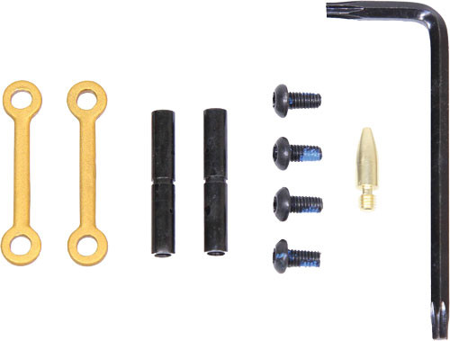 Guntec AR15 Anti Rotation Pin Set Anodized Gold