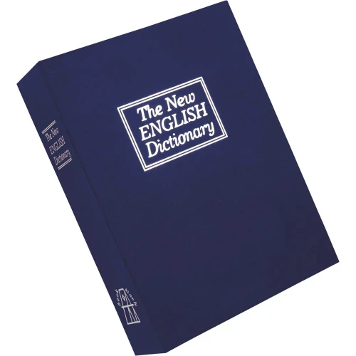 Bulldog Deluxe Diversion Book Safe Combination Entry Blue Holds 1 Handgun 7.75" - BD1180