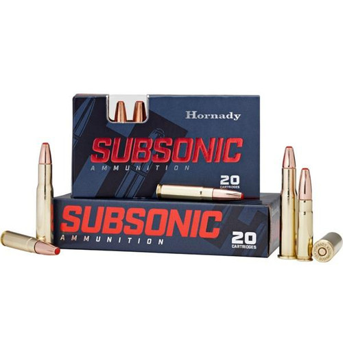 Hornady Subsonic Ammunition 450 Bushmaster 395 gr Sub-X 20/ct