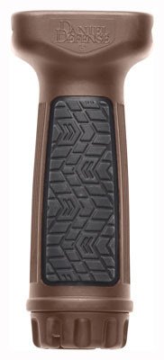DANIEL DEF. VERTICAL FOREGRIP BROWN FOR PICTAINNY RAIL