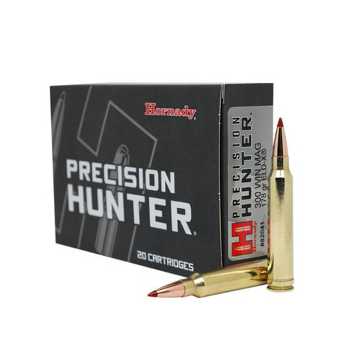 Hornady Precision Hunter Rifle Ammunition .300 WIN MAG 178 gr ELD-X 20/ct