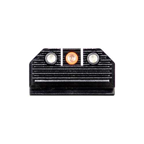Night Fision Optics Ready Stealth Sight Set Orange Front Black Back for Springfield Hellcat
