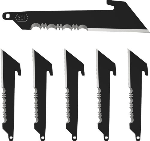 Outdoor Edge 3" Utility W/ Serrations REP 6-BLADES