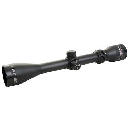 Traditions 3-9x40 450BM Illuminated Rangefinding Retention Black Rifle Scope - A1163