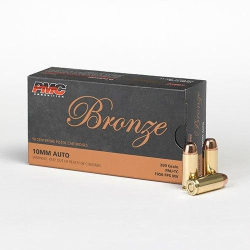 PMC Bronze Truncated Cone 10mm Auto Ammo 200gr FMJ 50 Rounds - 10A