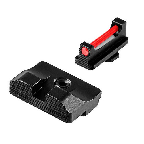 TruGlo Fiber-Optic Pro Red Front Sight-Black/Blank Rear Glock - TG132G2