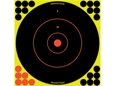 Shoot&bull;n&bull;c &reg; Self-adhesive Targets 12" Bull's-eye, 5 Pack