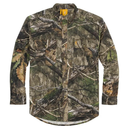 Browning Clothing Wasatch-CB Shirt Button-Front 2 Pocket Mossy Oak Dna M - 3017800602