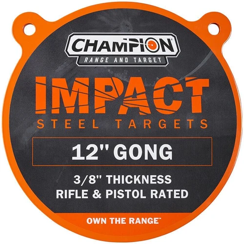 Champion Impact Steel Gong Target 12" Round - 44912C