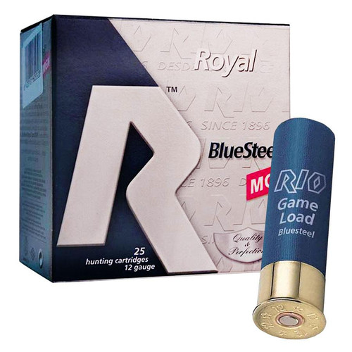 Rio Royal BlueSteel Max 12 Gauge Ammo 3-1/2" 1-3/8oz BB 25 Rounds - RBSSM40BB