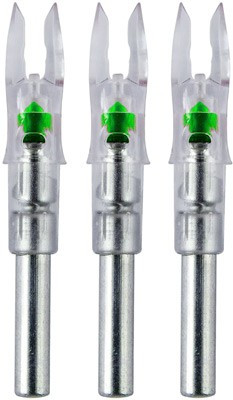 Nockturnal Lighted Nock X-Series Green 3/Pack