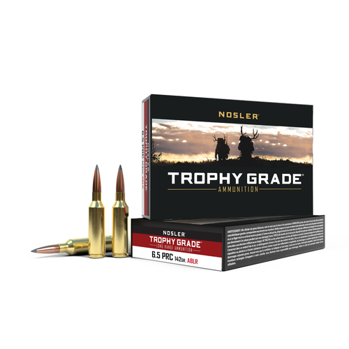 Nosler Accubond Long Range Trophy Grade Rifle Ammunition 6.5 PR 142 gr PT 20/ct