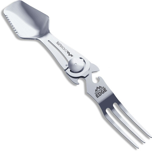 Outdoor Edge Chowlite W/ Full Size Spoon/Fork & 3 Tools