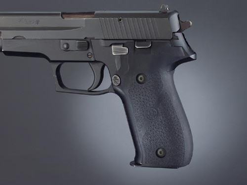 Hogue Grip Panels Black Rubber for Sig P226 - 26010