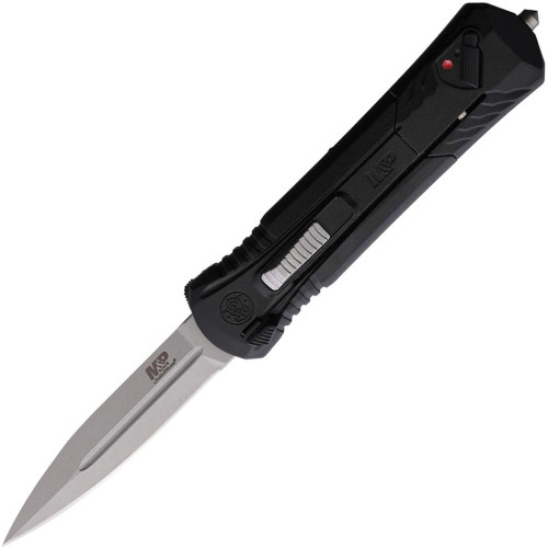 Battenfeld S&W M&P Assisted OTF Knife 3-1/2" Spear Point Blade Black - 1181878