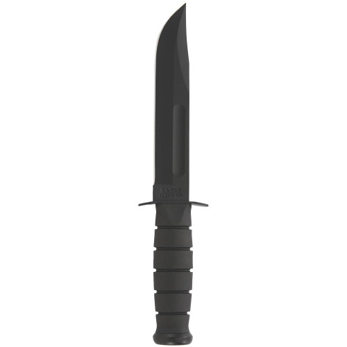 Ka-Bar Fixed Knife 7" Clip Point Blade Black with Sheath