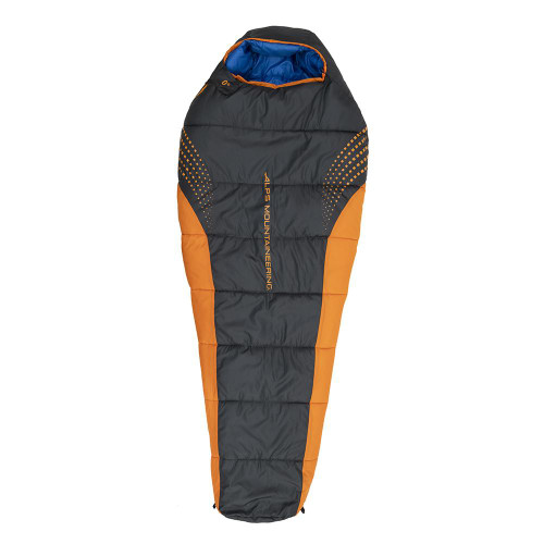 Alps Mountaineering Blaze 0 Regular Sleeping Bag 32x80 Charcoal/Orange