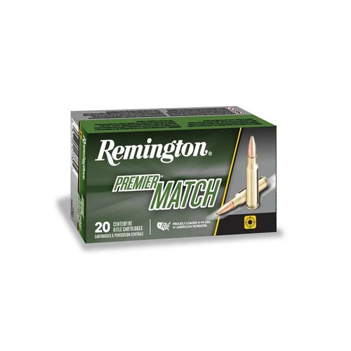 Remington Premier Match Rifle Ammunition 6.5 Creedmoor 140 gr Otmbt 20/rd