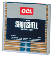CCI Shotshell 22WMR 52gr #12 Shot 20-Round 100BX/CS