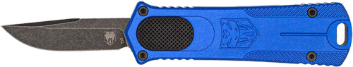 CobraTec California 952 OTF Blue 1.75" D2 DP Gen 2 Knife - CALI952GEN2BLUDNS
