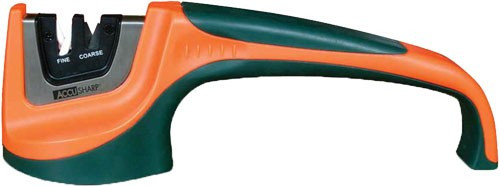 ACCUSHARP PULL THROUGH SHARPENER ORANGE/GREEN