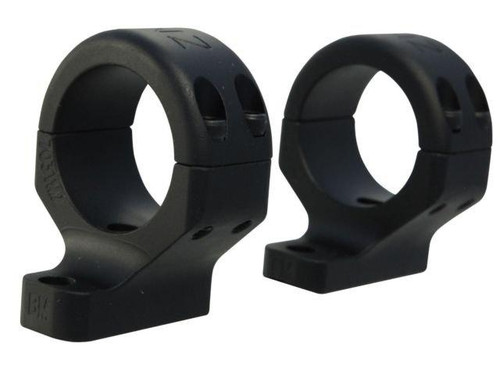 DNZ Hunt Masters 2-Piece Scope Mount (4 Screws) - Howa 1500 Mossberg 100ATR 4x4 Patriot Weatherby Vanguard Rem 700 721 722 725 1" Medium Black
