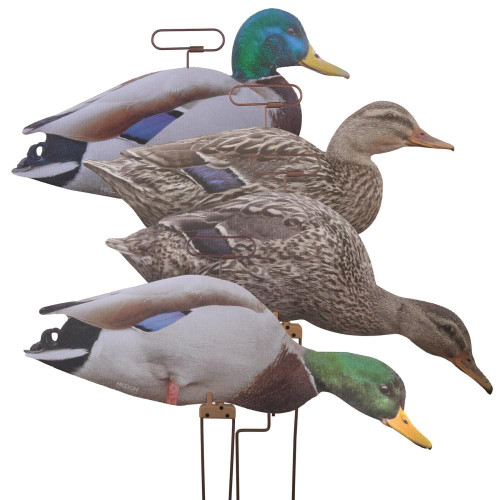 Higdon Flats Mallard Duck Motion Silhouettes 12 Count Decoy - 13021