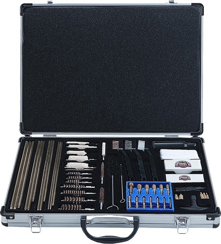 DAC Super Deluxe Universal Gun Cleaning Kit Multi-Caliber/61 Pieces Silver - UGC100S