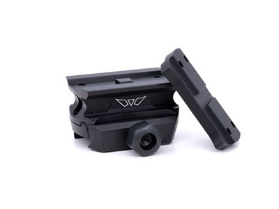 Red Dot Riser - Black, T1 Interface