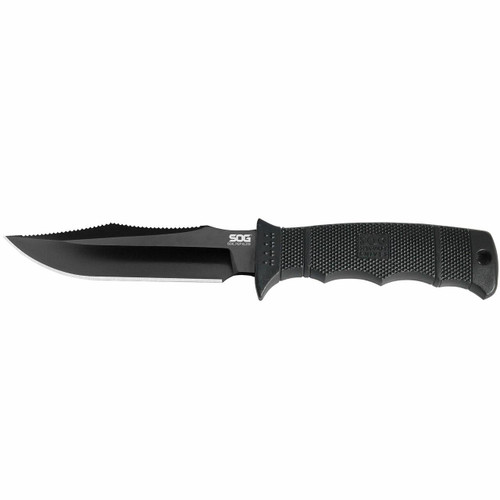 SOG Seal Pup Elite Knife 4.85" Blade Black with Nylon Sheath
