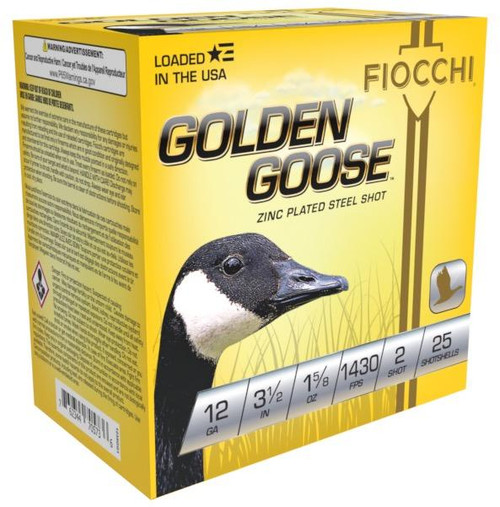 Fiocchi Golden Goose Shotshells 12ga 3 1/2" 1-5/8oz #2 25/ct