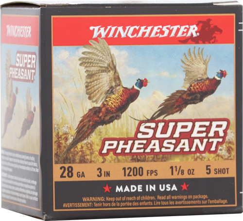 Winchester Super Pheasant 28GA 3" 1-1/8OZ #5 25-Round 10BX/CS