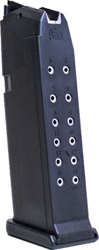 KCI USA INC MAGAZINE FOR GLOCK GEN 2 9MM 15RD BLACK POLY