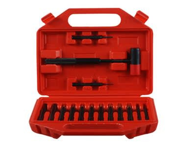 Brass And Steel Punch Set - 15 Piece