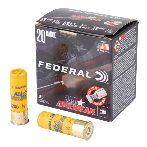Federal ALL Amer 20GA 2.75" 7/8OZ #7.5