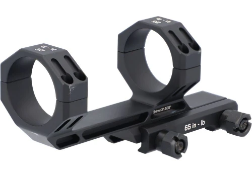 Sig Sauer Alpha MSR Scope Mount/Ring Combo Black Anodized 34mm 0 MOA - SOA20015